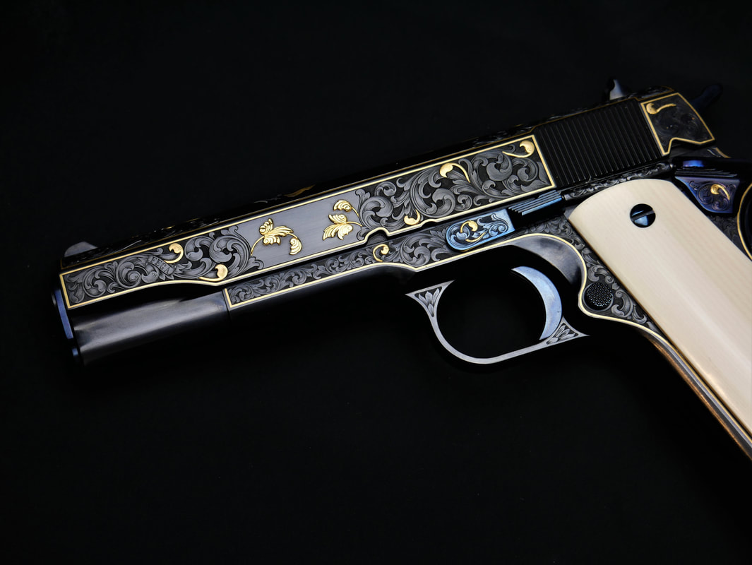 1911 custom gold